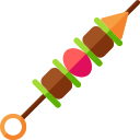 Shish kebab icon