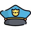 sombrero de policía 