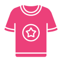 camiseta de manga corta icon