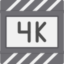 película 4k icon