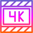 película 4k icon