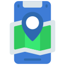 mapa móvil icon