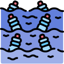 la contaminación del agua icon