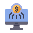 dinero digital icon