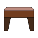 silla de madera icon