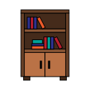 estante de libros icon