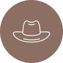 sombrero de vaquero icon