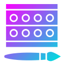 paleta de maquillaje icon