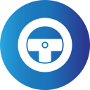 Steering wheel icon