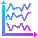 gráfico de líneas icon