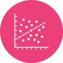 gráfico de dispersión icon