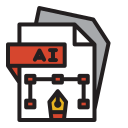 archivo ai icon