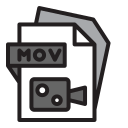 archivo mov icon