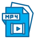 archivo mp4 icon