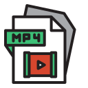 archivo mp4 icon