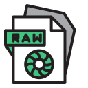 archivo raw icon