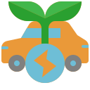 coche ecológico icon