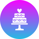 pastel de boda icon