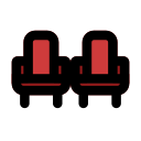 cinema seat icon
