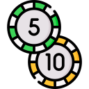 Poker chips icon