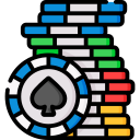 Poker chips icon