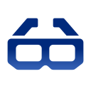 gafas 3d icon