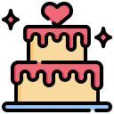 pastel de boda icon