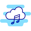 nube de música