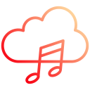 nube de música icon