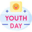 dag van de jeugd icoon