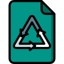 papel reciclado icon