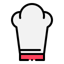 sombrero de cocinero icon