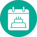 fecha de cumpleaños icon