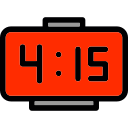 reloj digital icon