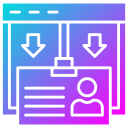 tarjeta de identificación icon