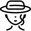 Woman with Hat icon