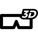 simbolo di vetro 3d icona
