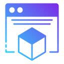 cubo 3d icon