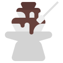 fuente de chocolate icon