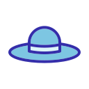 sombrero para el sol icon