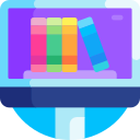 Biblioteca en linea icon