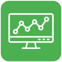 gráfico de linea icon