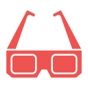 gafas 3d icon