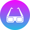 gafas 3d icon