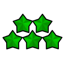 cinco estrellas icon