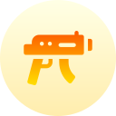 pistola ametralladora icon