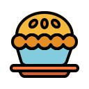 pie de manzana icon