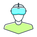 gafas de realidad virtual icon