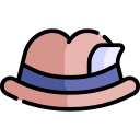 sombrero de fieltro icon