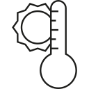 temperatura caliente icon